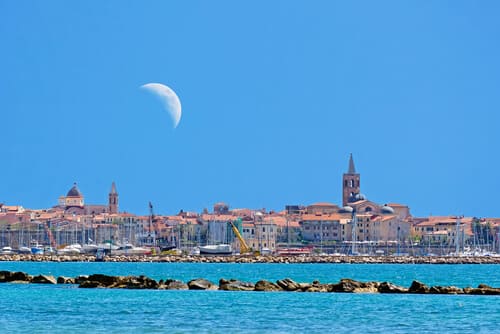 Vista panoramica di Alghero