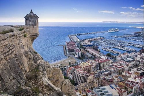 Vista panoramica di Alicante