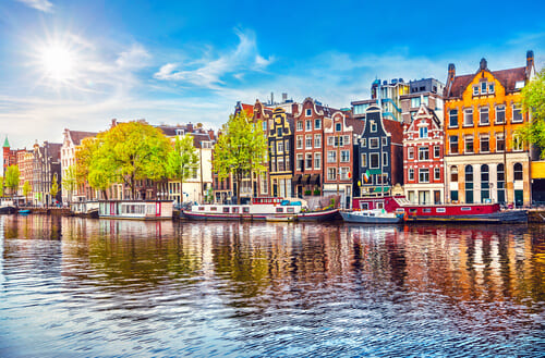 Vista panoramica di Amsterdam