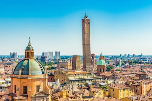 Vista panoramica di Bologna