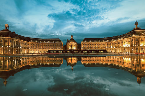 Vista panoramica di Bordeaux