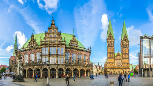 Vista panoramica di Bremen