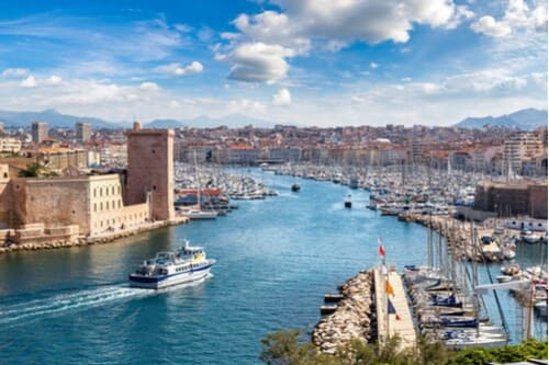 Scenic view of Marseille